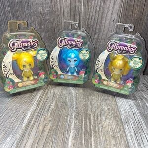 Just Play Glimmies Cornelie, Dormilla & Celeste Doll Magically Lights Up NEW